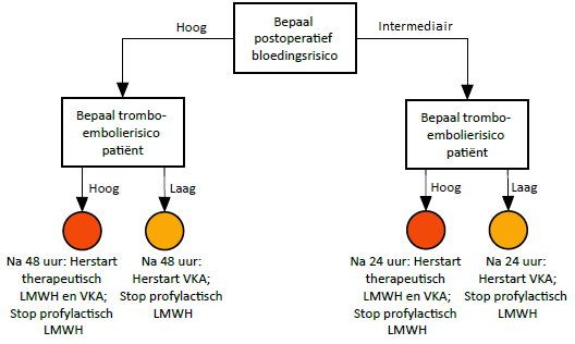 VKA postoperatief beleid
